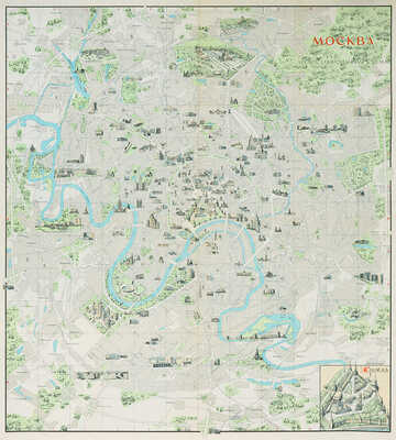 Москва. Иллюстрированная схема. М.: Московский рабочий, 1965.